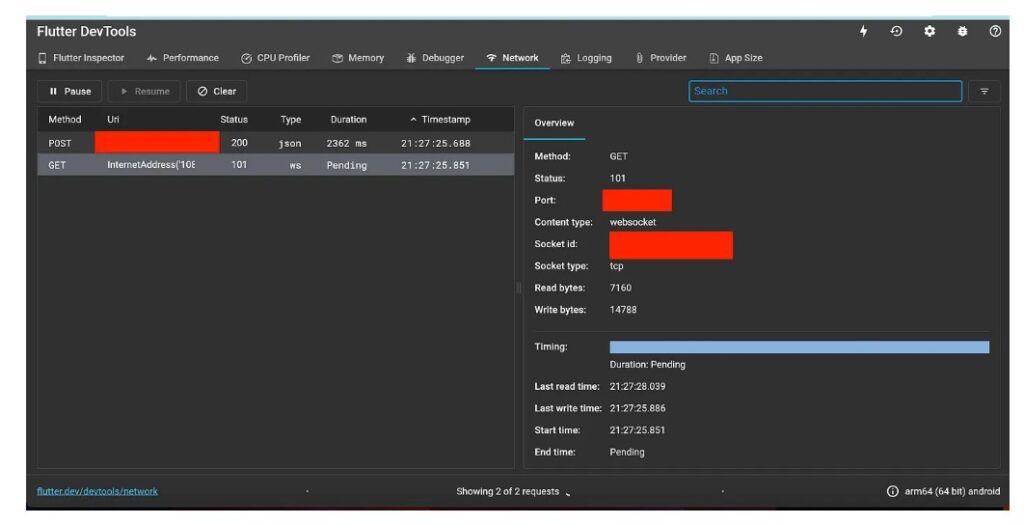 Network Tab